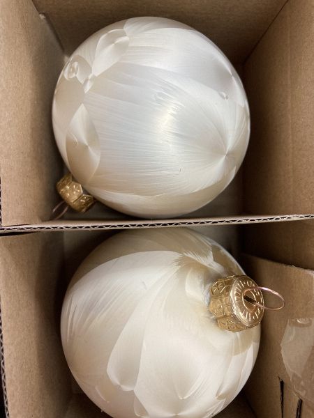 Шар елочный стекл. 8 см, [56]